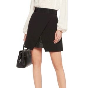 Alice + Olivia | Ericka Overlap Mini Skirt